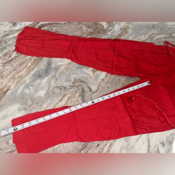 Free People Linen blend Crop Top & Pants Set small - Picture 7 of 16